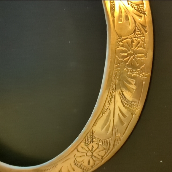 ✨Solid Brass Embossed Choker - Picture 3 of 6